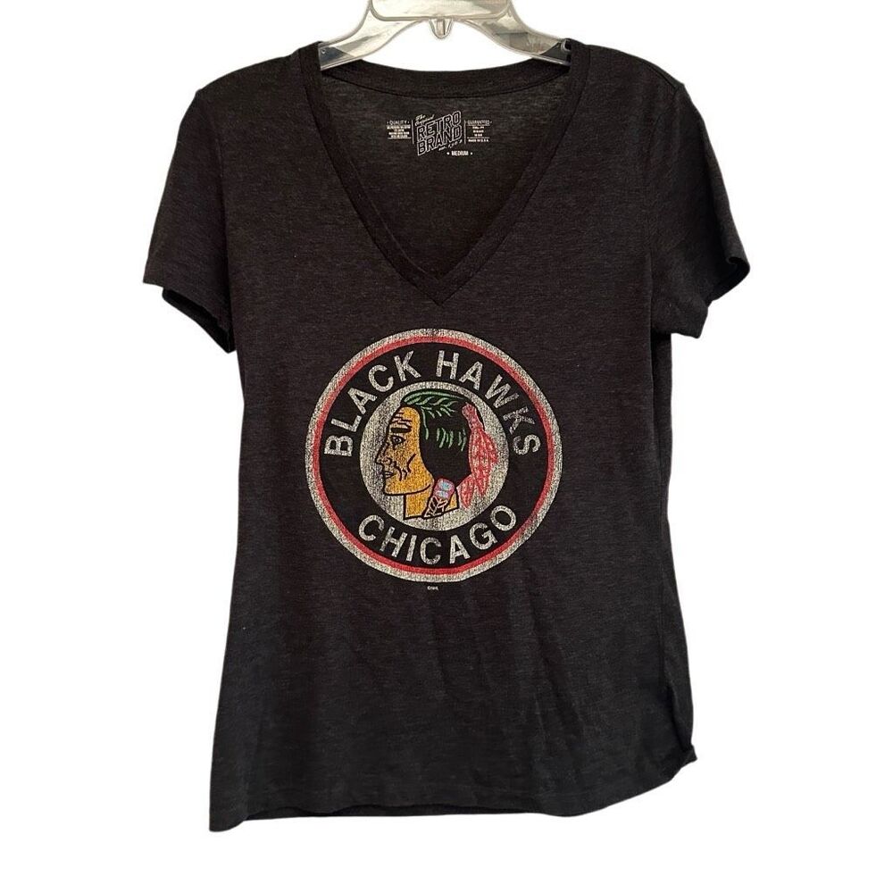 Chicago Blackhawk’s Sark Grey T-shirt - size M